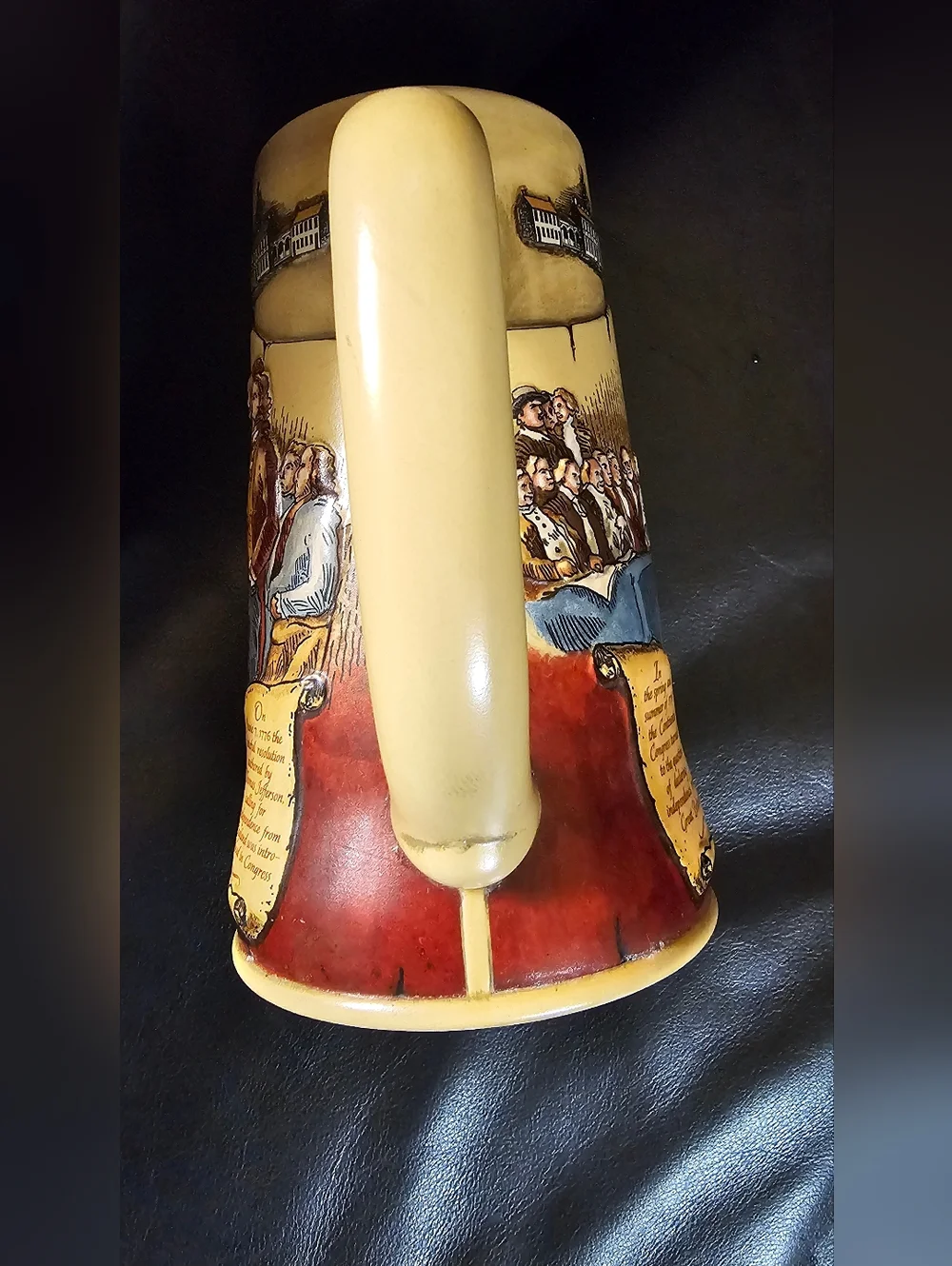 Miller High Life Birth of A Nation 1776 Licensed Collectibe Beer Stein EUC